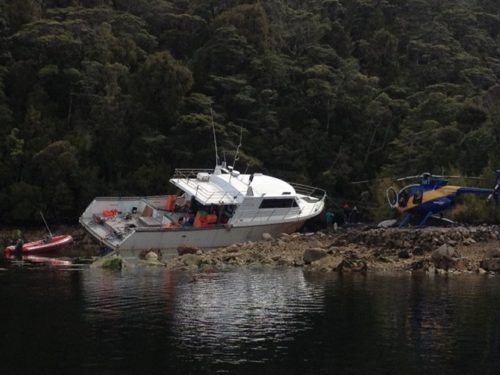 workboat aground