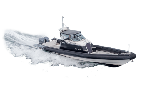 Pacific7 Offshore 12M RHIB work boat to hire
