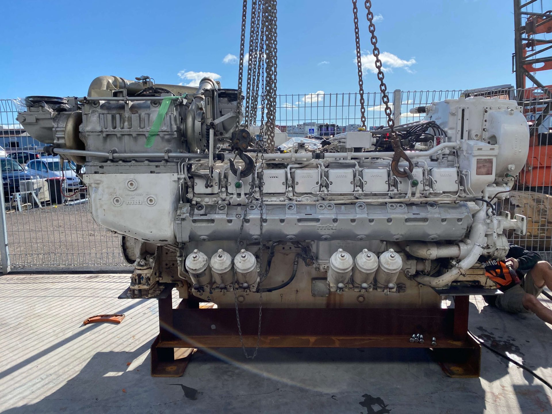 MTU marine diesel engine 16v 396 tb84